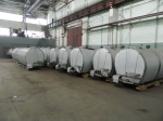 Резервуары-охладители молока закрытого типа объемом от 1000 до 10000 литров